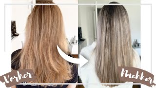 Haare aschig färben amp abmattieren  Loreal Dialight  Plavogue [upl. by Anahsek]