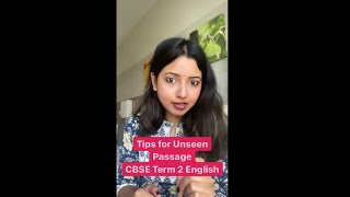 Unseen Passages Tips and Tricks  CBSE Class 10 English  Term 2  Shubham Pathak [upl. by Leary]