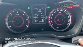 0100 kmph Mahindra XUV300 acceleration [upl. by Dhumma733]