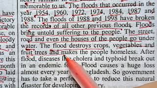 Natural disaster flood in Bangladesh paragraph [upl. by Cressi]