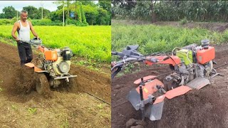 SHRACHI BACK ROTARY POWER WEEDERSHRACHI POWER TILLER BED MAKERPOWER TILLER ATTACHMENTPOWER WEEDER [upl. by Ahsercel940]