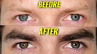 How to Grow Thicker More Masculine Eyebrows [upl. by Kermy683]