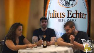 Julius Echter Premium HefeWeissbier Hell Beer Review [upl. by Nagn]