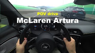 2024 Mclaren Artura POV drive [upl. by Neret]