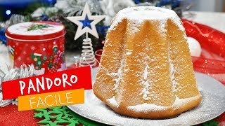 Pandoro FACILE ad IMPASTO UNICO soffice e profumato [upl. by Ennaitak]