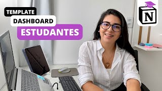 NOTION PARA ESTUDANTES  TEMPLATE PARA ORGANIZAÇÃO DE ESTUDOS [upl. by Obau]