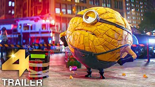 DESPICABLE ME 4 quotMega Minions Eats Bomb Scenequot Trailer 4K ULTRA HD 2024 [upl. by Arataj]