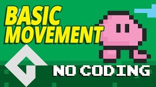 Game maker Studio 2  Basic movement Part 1  no coding [upl. by Akienom171]