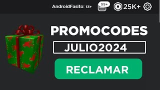 Codigos que te Dan Robux GRATIS✅️en Roblox JULIO 2024 [upl. by Olli440]