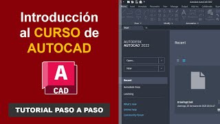 🚀INTRO AL CURSO AUTOCAD  AutoCAD Básico  Curso AutoCAD  AutoCAD desde cero  Tutoriales AutoCAD [upl. by Arymat]