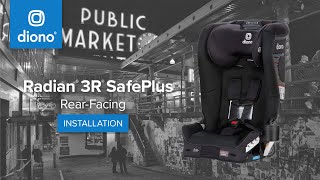 Radian® 3R® SafePlus™  AllinOne Convertible Car Seat  RearFacing Installation  2023Present [upl. by Ydnyc126]