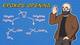 Epoxide Opening in Acidic and Basic Conditions [upl. by Lebbie]