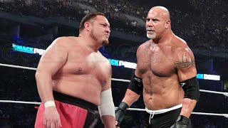 Goldberg vs Samoa Joe Match [upl. by Eitac]