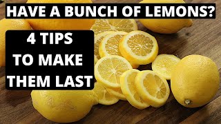 Too Many Lemons Preserve Lemons 4 Ways [upl. by Lemuelah]