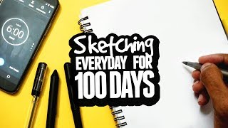 6 MINUTE SKETCH CHALLENGE for 100 days [upl. by Ilrebmik]