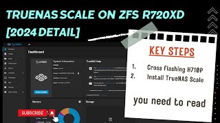 TrueNAS Scale Installation on Dell R720xd with ZFS MIRROR 2024 [upl. by Liatrice]