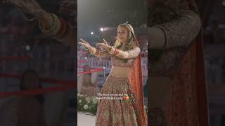 Indian Bridal Dance  Sangeet Performance  Indian Bridal Entrance  Indian Lehenga  Teri Ore Song [upl. by Holub]