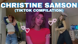 Christine Samson  Viral Latest Tiktok Dance Compilation 2022 [upl. by Nyrhtac606]