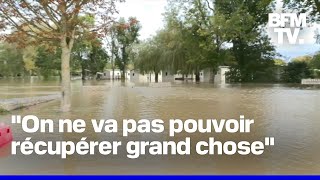 Inondations les habitants découvrent les dégâts et craignent de nouvelles pluies [upl. by Dyoll284]