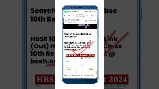 HBSE 10th Result 2024 Link Out Haryana Board Class 10th Result Marksheet  bsehorgin [upl. by Aihsened]