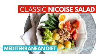 Classic Tuna Niçoise Salad  easy summer salad mediterranean diet recipe [upl. by Agueda346]