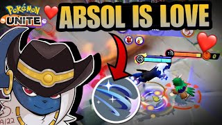 1K Special THIS IS WHY I LOVE ABSOL❤  Pokemon Unite  Pokemon Unite Absol Gameplay [upl. by Lewes]