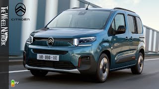 2024 Citroen eBerlingo XTR Reveal — Driving Interior Exterior Thirdgeneration K9 Facelift [upl. by Atteras]