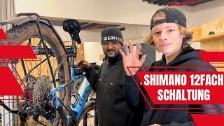 Shimano XT 12fach Schaltung richtig einstellen  eBike Schaltung einstellen Anleitung [upl. by Weinhardt]