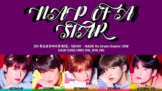 TXT 투모로우바이투게더  Nap Of A Star Lyrics Color Coded HanRomEng [upl. by Assila324]