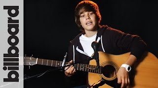 Justin Bieber One Time Full Acoustic Performance  Billboard Live Studio Session [upl. by Bruce3]