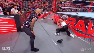 Ricochet attacks Logan Paul  WWE RAW 7102023 [upl. by Junieta]