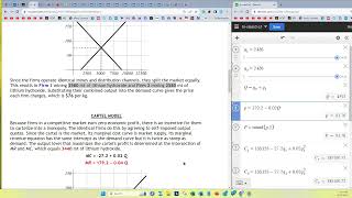 Oligopoly Cartel Game Theory Nash Equilibrium [upl. by Carolyne]