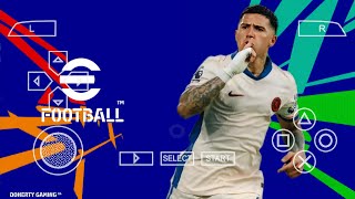 eFootball PES 2025 PPSSPP Android Offline Update Kits amp Mk Real Faces English Commentary [upl. by Bravar]