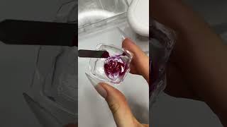 ROTE KRISTALL NÄGEL 😍✨Würdet Ihr Sie tragen 💅🏼 nailx nailtutorial beauty nailart [upl. by Madid74]