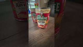 Chef Boyardee Cheese Ravioli in Tomato Sauce chefboyardee ravioli raviolis [upl. by Haliehs]