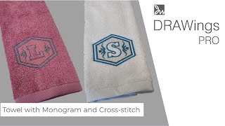 Personalize Your Towels with Monograms Exposed Loops and CrossStitch Magic [upl. by Assira]