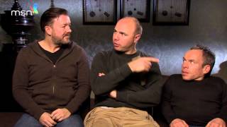 MSN interviews the stars of An Idiot Abroad [upl. by Ardnassac]