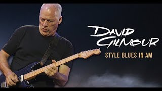 Slow Blues Backing Track  David Gilmour Style Am [upl. by Tye]