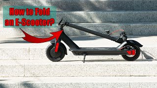 How to Fold an Electric Scooter with Ease Expert Techniques and Troubleshooting Tips [upl. by Livingstone770]