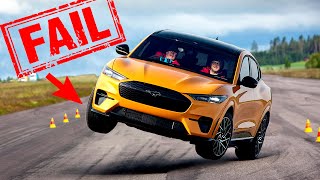 7 Cars that FAIL the Moose Test [upl. by Fleeman]