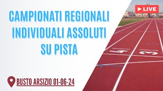 CAMPIONATI REGIONALI INDIVIDUALI ASSOLUTI SU PISTA  BUSTO ARSIZIO 010624 [upl. by Olnton]