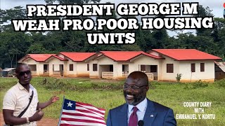 INSIDE GEORGE WEAH PRO POOR HOUSES Grand Gedeh County [upl. by Annav]