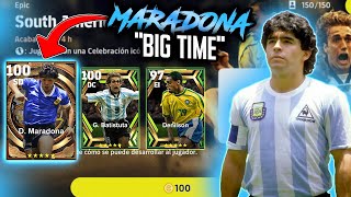 FICHANDO a MARADONA quotBIG TIMEquot de 100 🤩⚽ EFOOTBALL 2023 Mobile [upl. by Ari940]