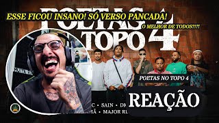 O MELHOR DE TODOS POETAS NO TOPO 4 REAÇÃO [upl. by Alysia]