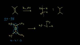 Hydrogenation  Alkenes and Alkynes  Organic chemistry  Khan Academy [upl. by Ennadroj]