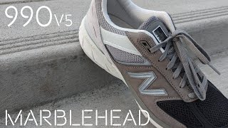 New Balance 990v5  Marblehead Review [upl. by Llednor427]