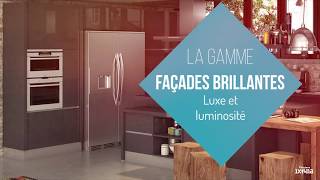 Gamme GAMME BRILLANTE  des cuisines aménagées lumineuses [upl. by Dynah]