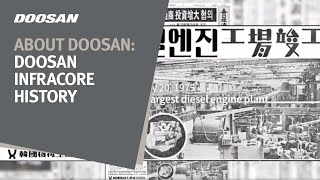 About Doosan Doosan Infracore History [upl. by Traweek126]