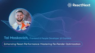 Tal Moskovich  ReactNext 24  Enhancing React Performance Mastering Rerender Optimization [upl. by Meelak]