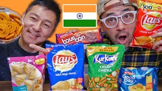 Japanese Try Indian Snacks for the First Time [upl. by Otirecul]